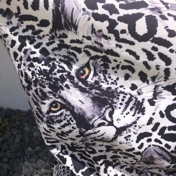 Tiger Print Unisex Romper With Elastic Waist - Picture 8 of 16